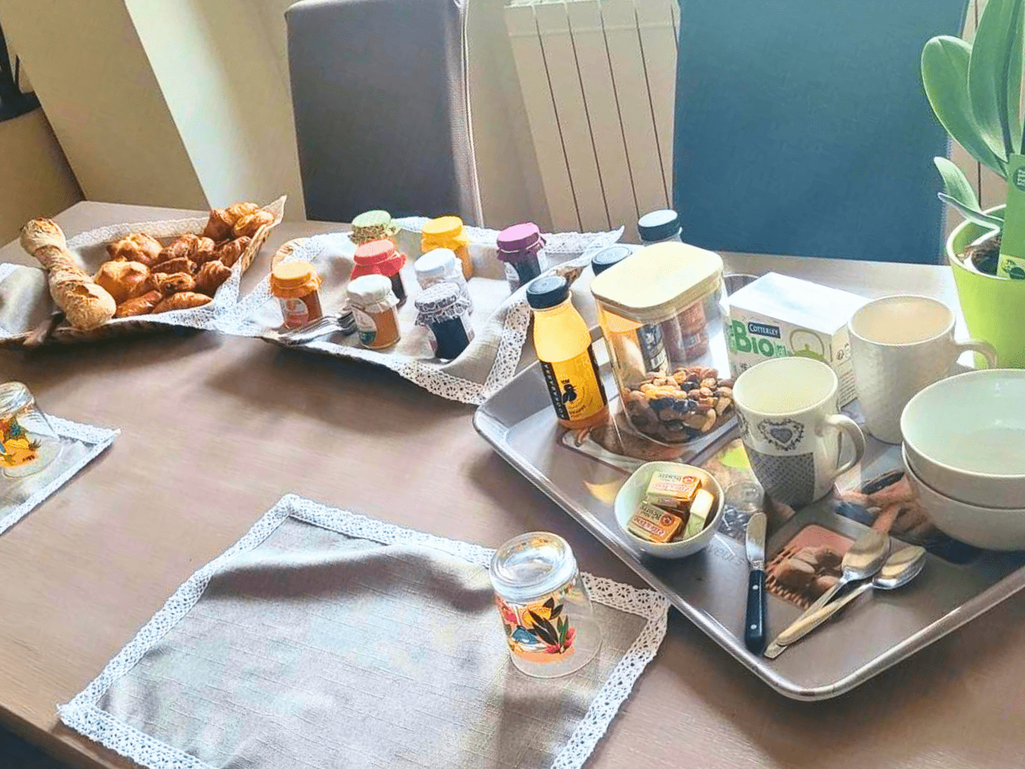 Petit-déjeuner en chambres d'hôte